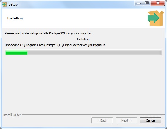Install PostgreSQL 11 on Windows 11